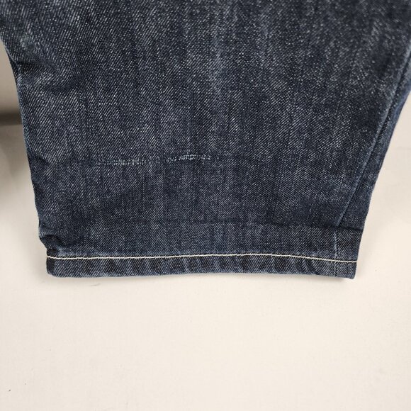 ECKO Unltd Jeans Mens 34x32 Blue Vintage Pants Dark Wash 100% Cotton - Picture 6 of 11